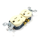 5320-ICP Leviton Receptacle 15 A - 125 V, Ivory-4