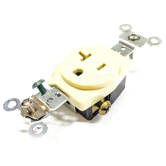 5351I Arrow Hart Single Receptacle, 20 A, 125 V, 2