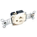 5361-LA Pass & Seymour Single Receptacle, 20A, 125V, Light Almond-3