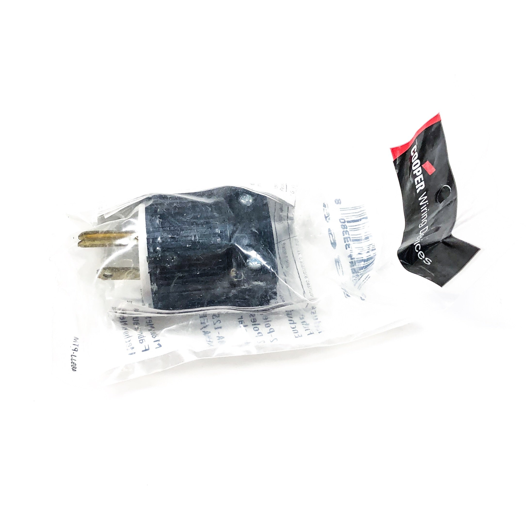 5366 Cooper Industries Industrial Grounding Plug, 2-Pole, 20A-125V, Nema: 5-20P