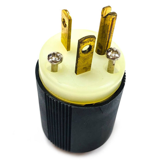 5366N Cooper Industries Autogrip Plug, AH5366N, 20A, 125V, 2-Pole, 3-Wire, 5-20P