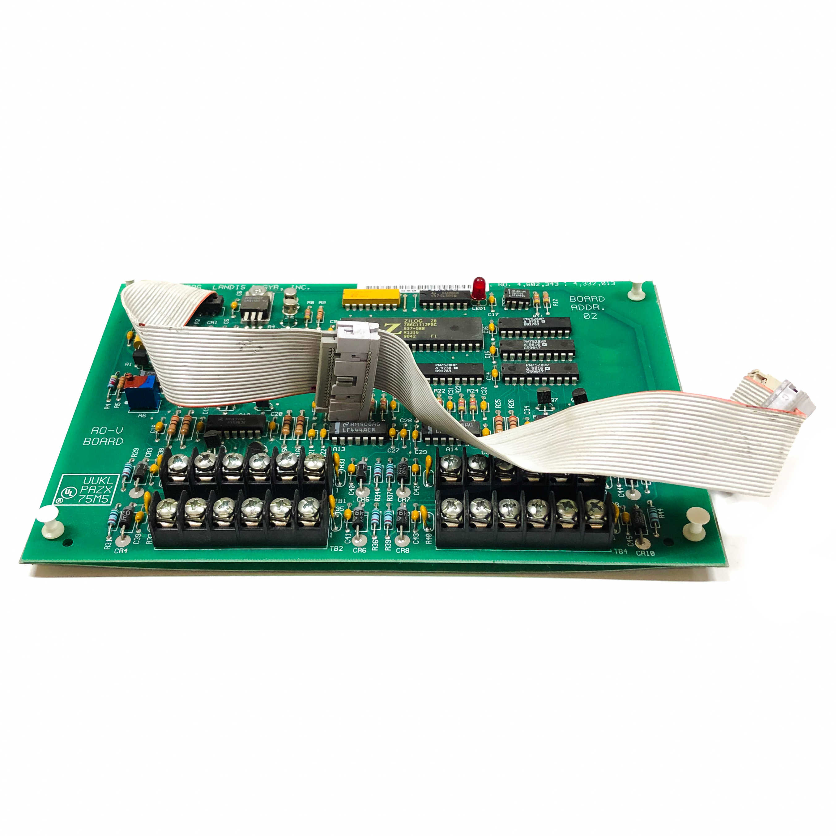 537-185 Landis & Gyr AO-V Microprocessor Circuit Board - 0