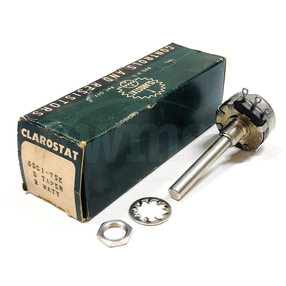 53C1-75K Clarostat S Taper 2 Watt