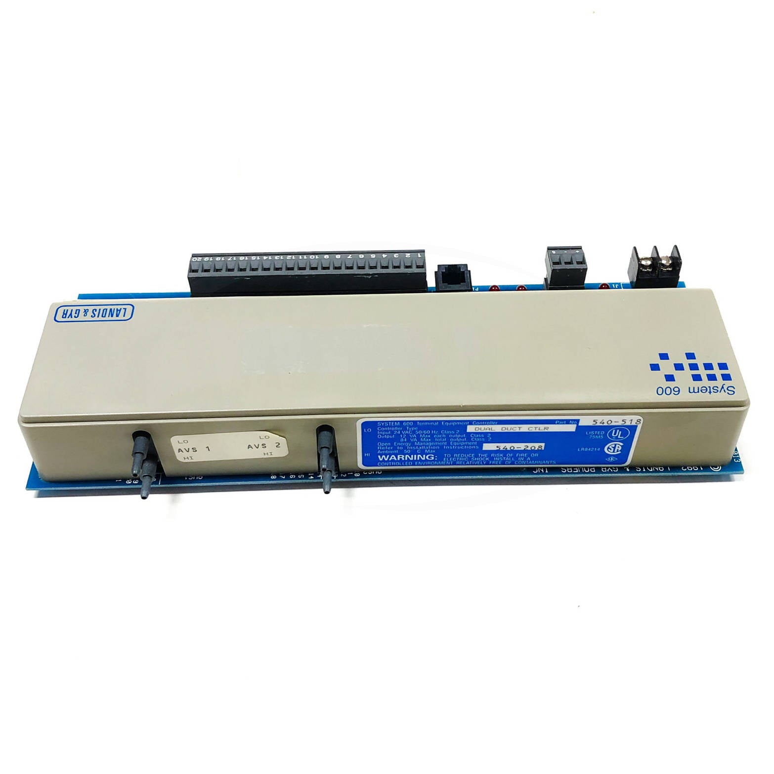 540-518 Siemens System 600, Dual Duct Controller