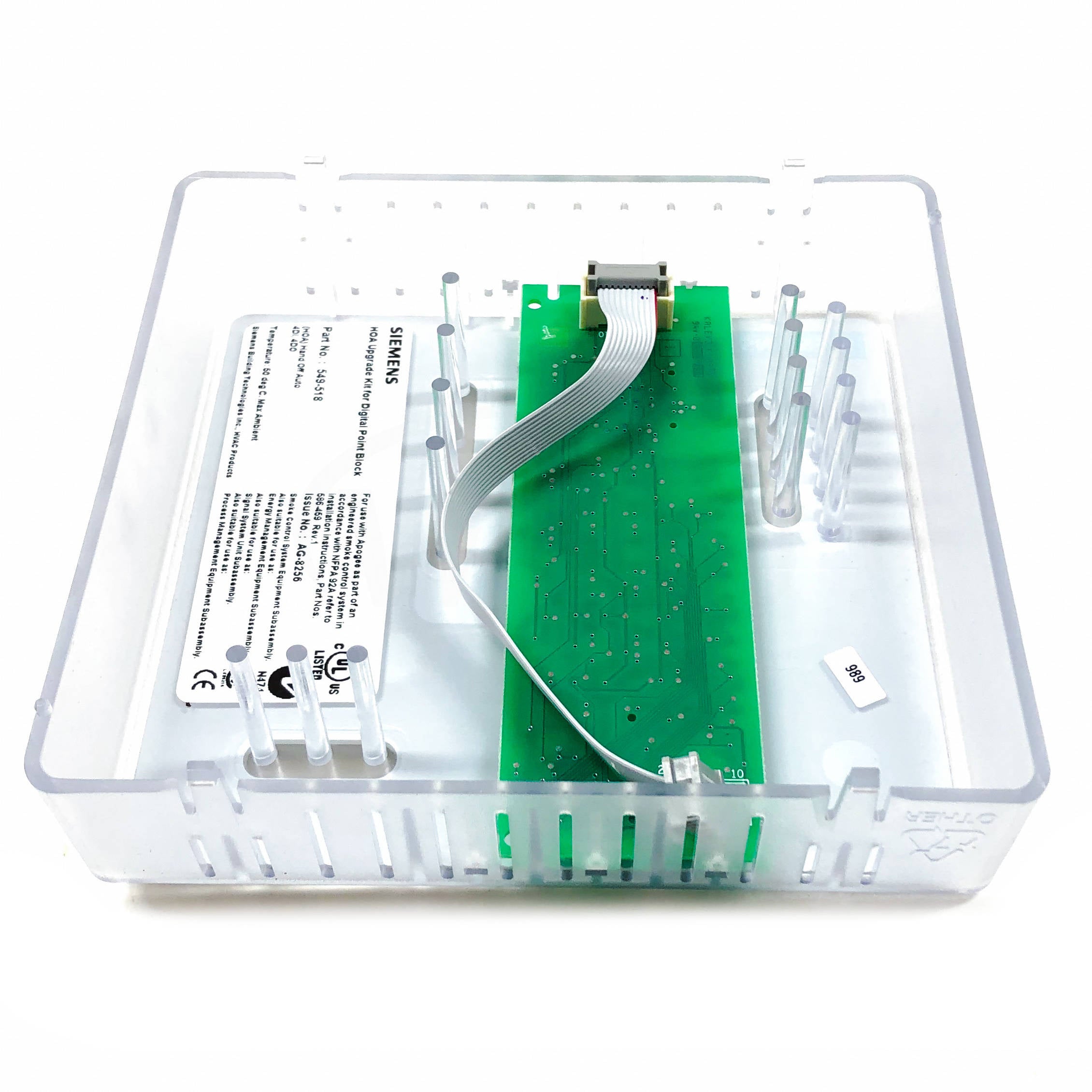 549-518 Siemens HOA Upgrade Kit Cover for Digital Point Expansion Module
