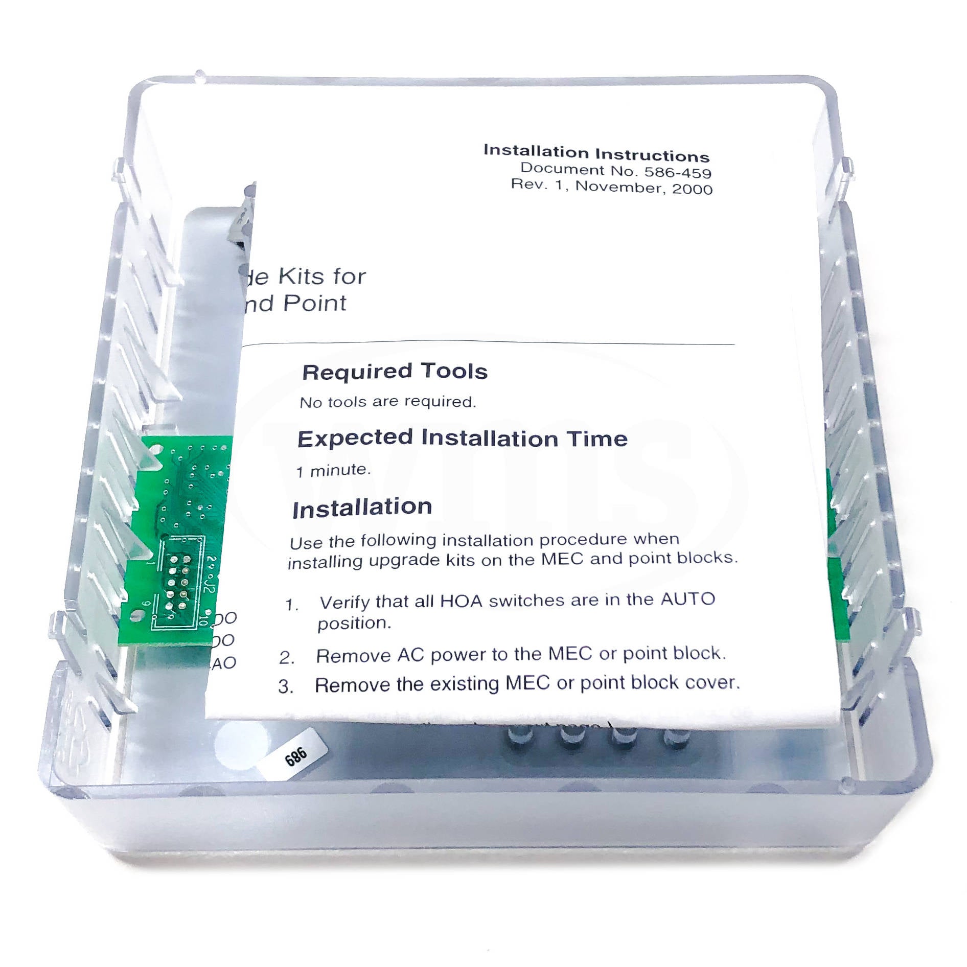 549-518 Siemens HOA Upgrade Kit Cover for Digital Point Expansion Module