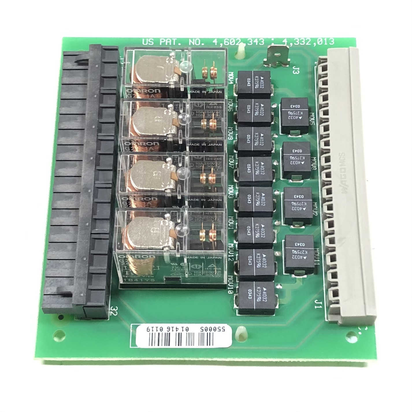 550-054 Siemens TEC Plug-in Relay Module
