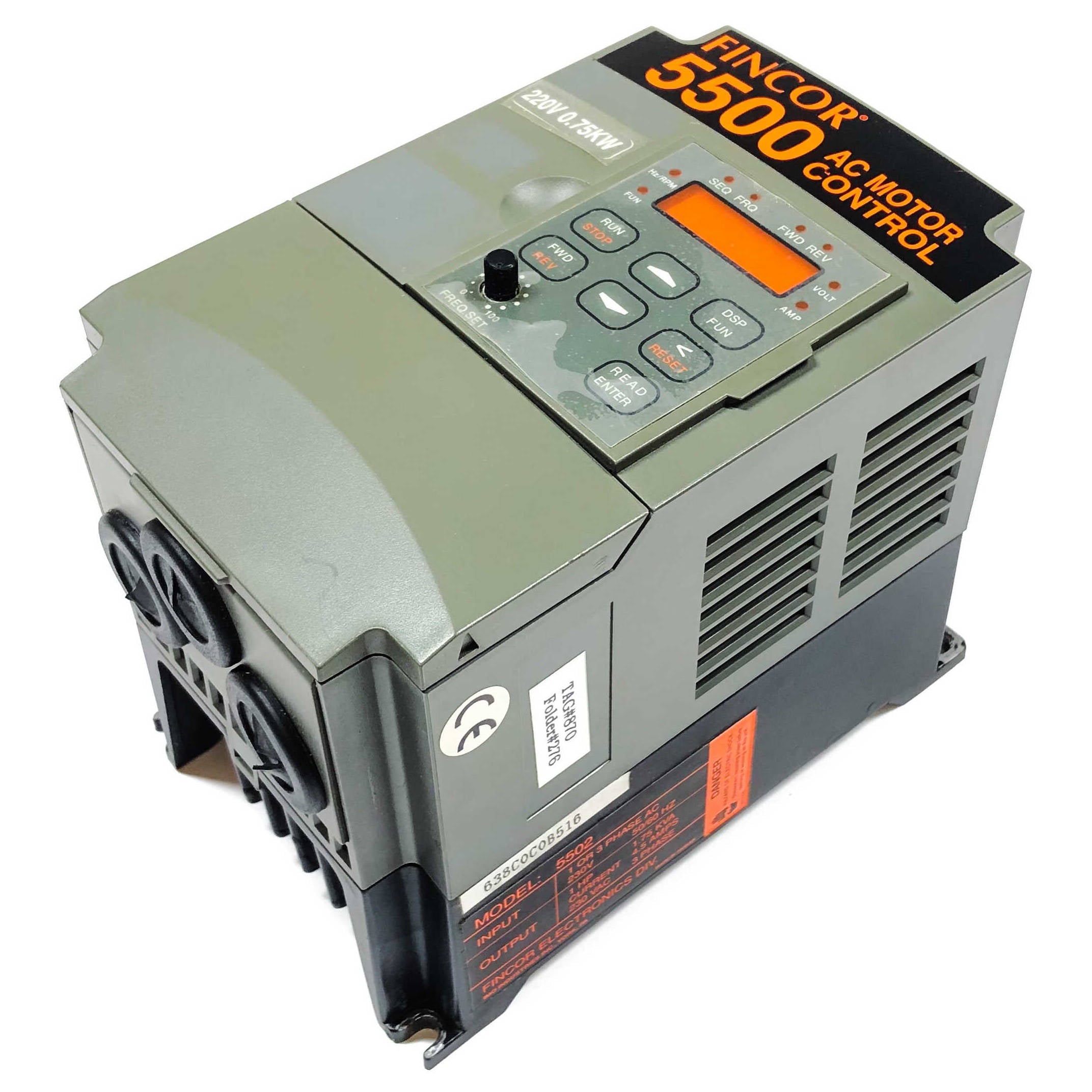 Fincor 5500 AC Motor Control, 220 V, 0.75 KW