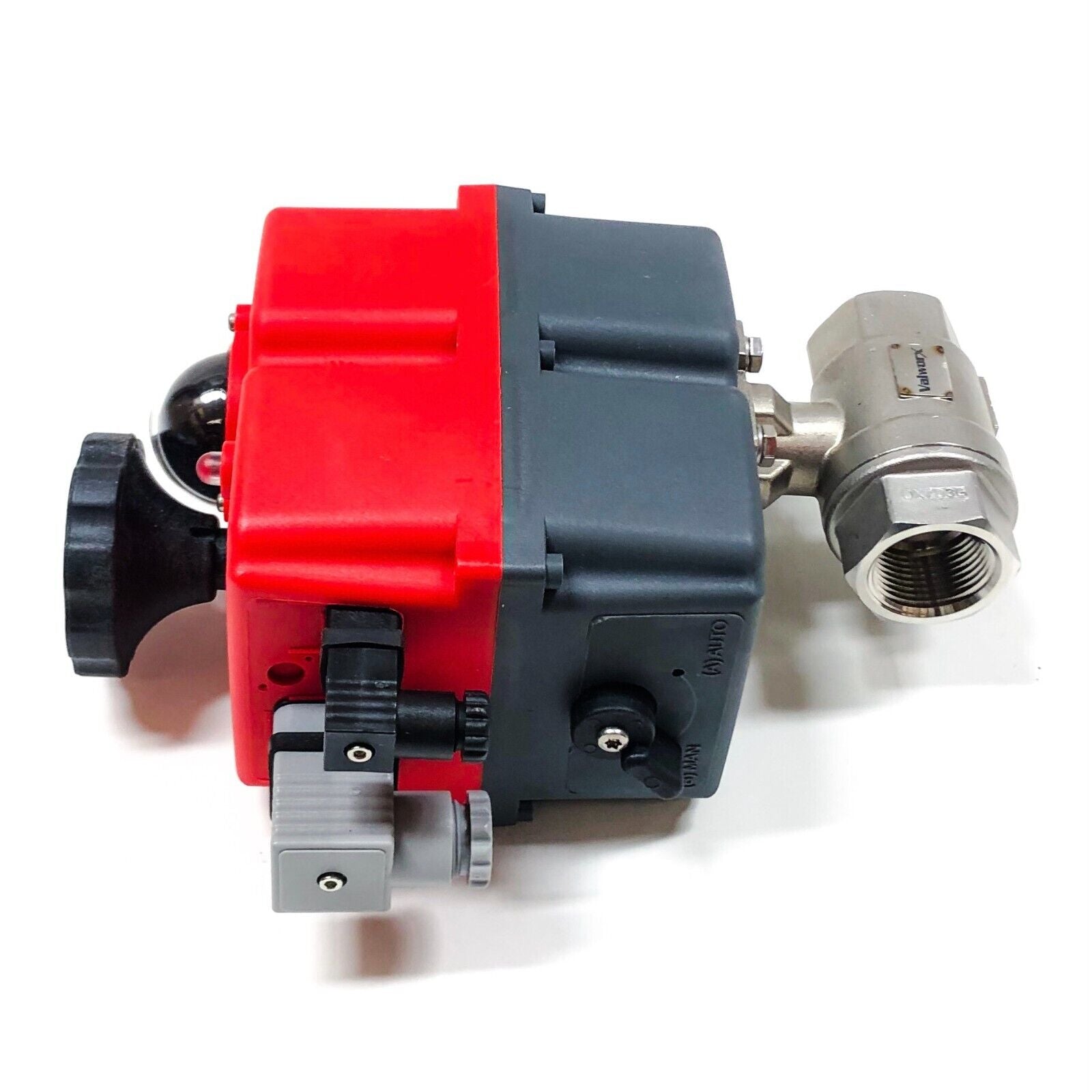 560208F Valworx 1" Electric Actuated Stainless Ball Valve, 24-240V