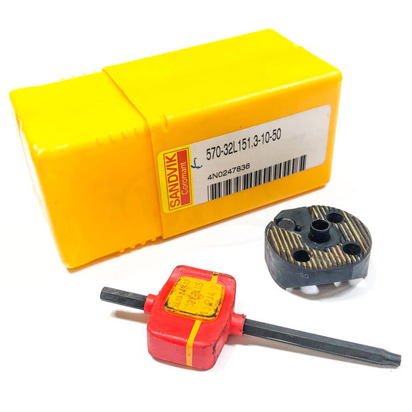 Sandvik 570-32L151.3-10-50 T-Max Q-Cut Grooving Head