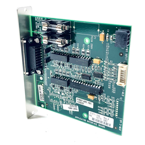 57371-096 Zebra I/O Applicator Interface PCB Circuit Board +5vdc