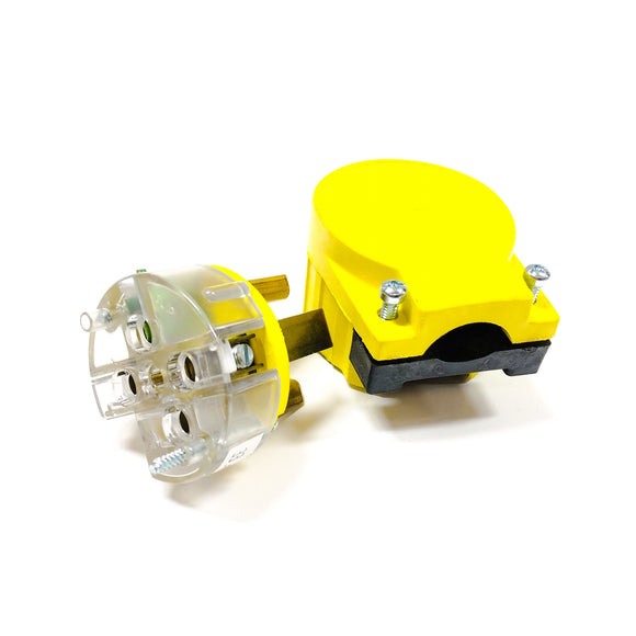 5746-AN Pass & Seymour Angle Plug, 30A 125/250V, SJ & SV Cord, Nema: 14-30P