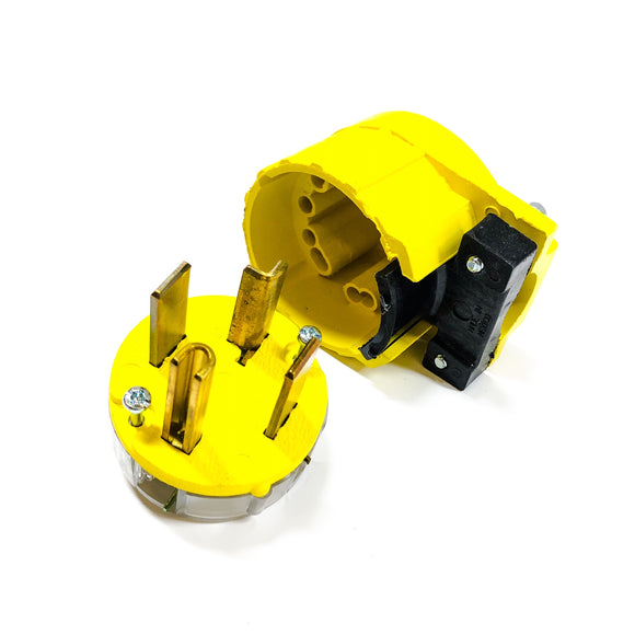 5746-AN Pass & Seymour Angle Plug, 30A 125/250V, SJ & SV Cord, Nema: 14-30P