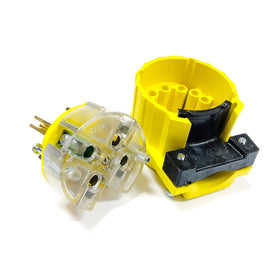 5746-AN Pass & Seymour Angle Plug, 30A 125/250V, SJ & SV Cord, Nema: 14-30P - 0