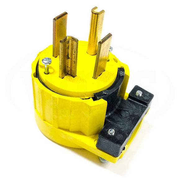 5746-AN Pass & Seymour Angle Plug, 30A 125/250V, SJ & SV Cord, Nema: 14-30P