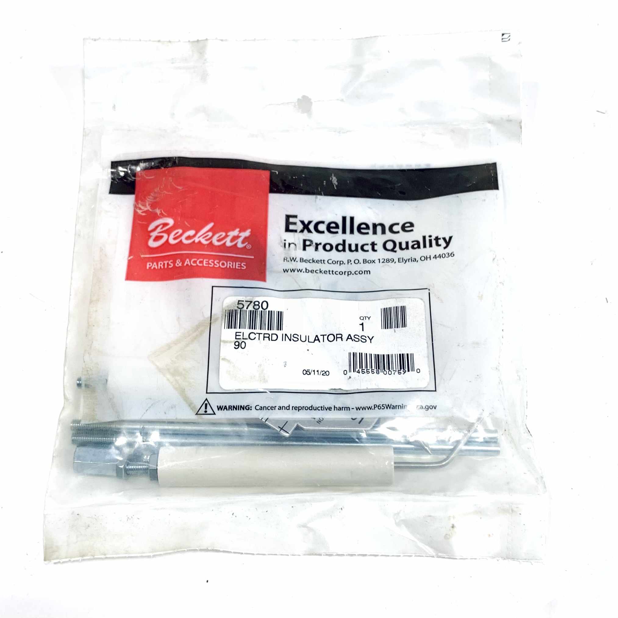 5780 Beckett Electrode Insulator Assembly