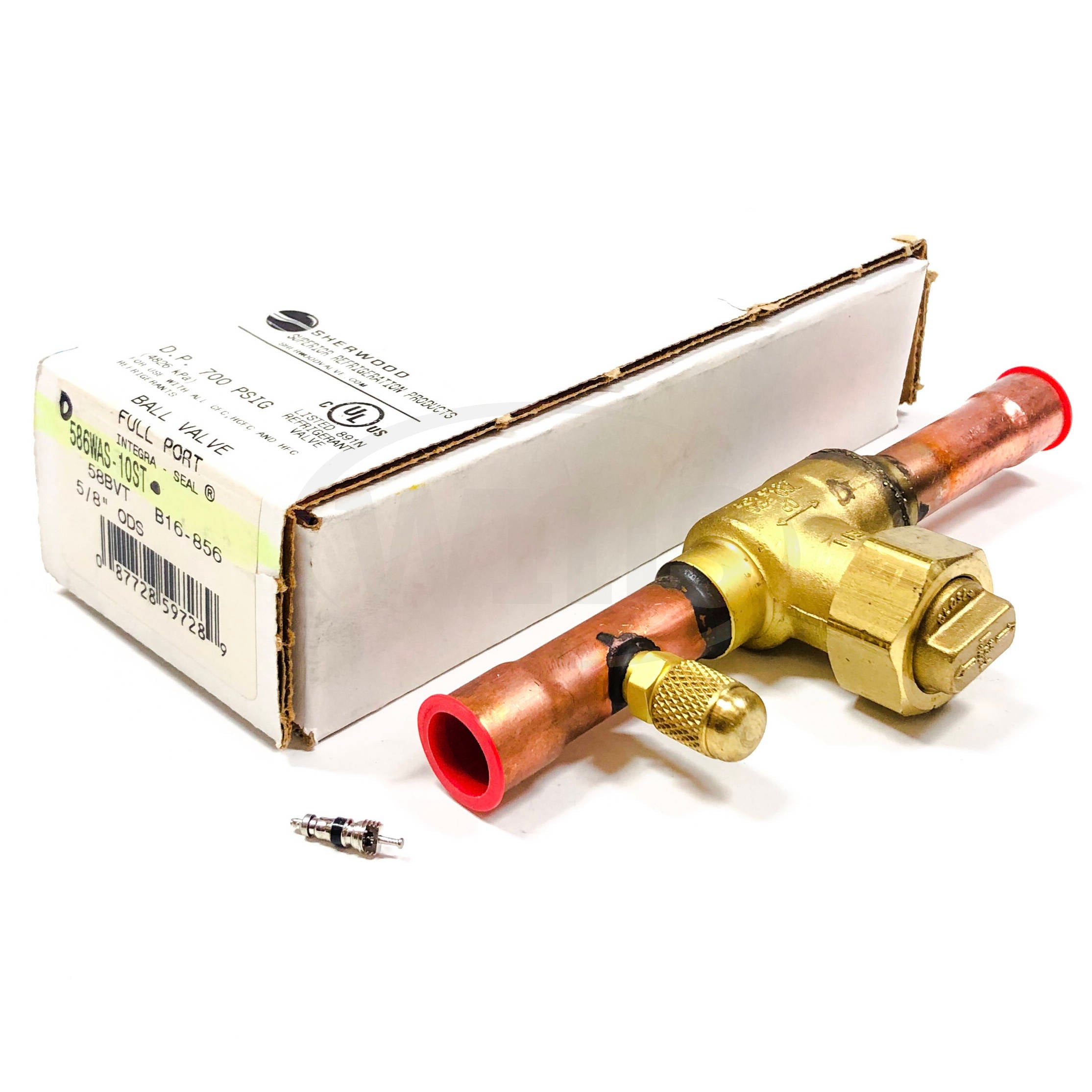 586WAS-10ST Sherwood, Ball Valve Full Port, Integra - Seal D.P. 700 PSIG
