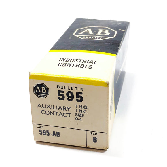 Allen Bradley Auxiliary Contact 600VAC Max, 1 NC, 1 NO, Size 0-4