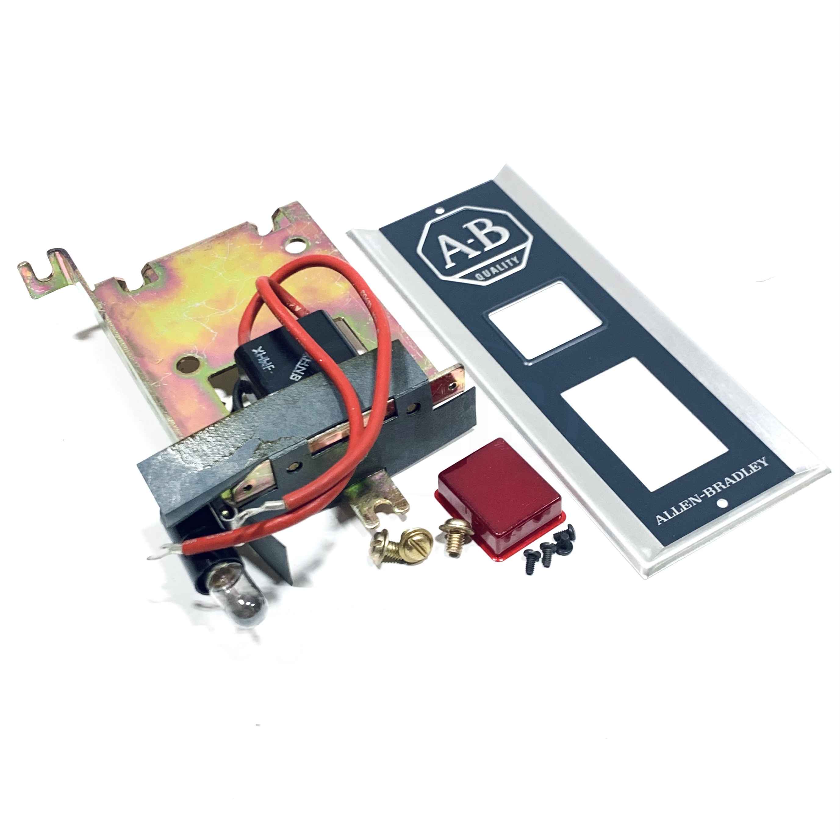 599-PL02A Allen-Bradley Pilot Light With Red Lens Sizes 0-1-2, NEMA 1