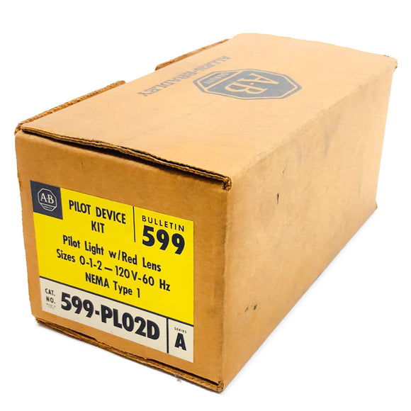 599-PL02D Allen-Bradley Pilot Light with Red Lens