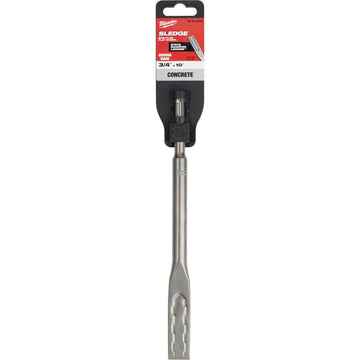 48-62-6052 Milwaukee SDS-PLUS SLEDGE 3/4" x 10" Flat Chisel
