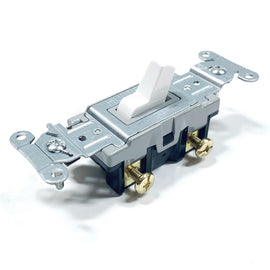 CS120W Hubbell Single-Pole Toggle Switch, 20A, 120/277VAC