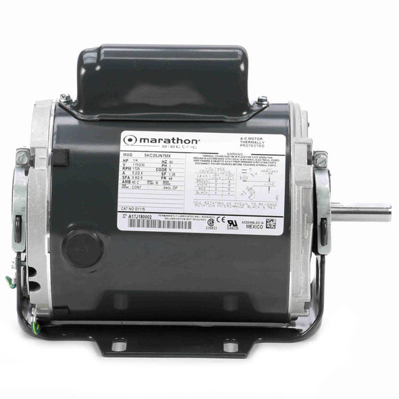 G1115 Marathon 1/4HP Fan & Blower Electric Motor, 1725RPM