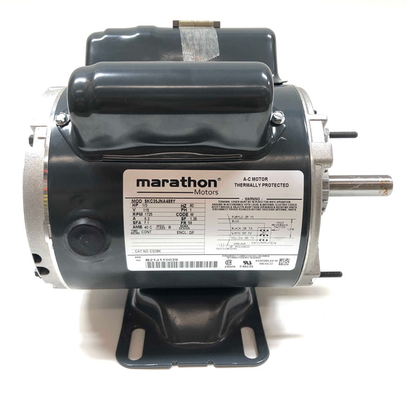 5KC35JNA489Y Marathon Motor 1/3 HP, 1 PH, 115 V, 60Hz, 1725 RPM, CG384