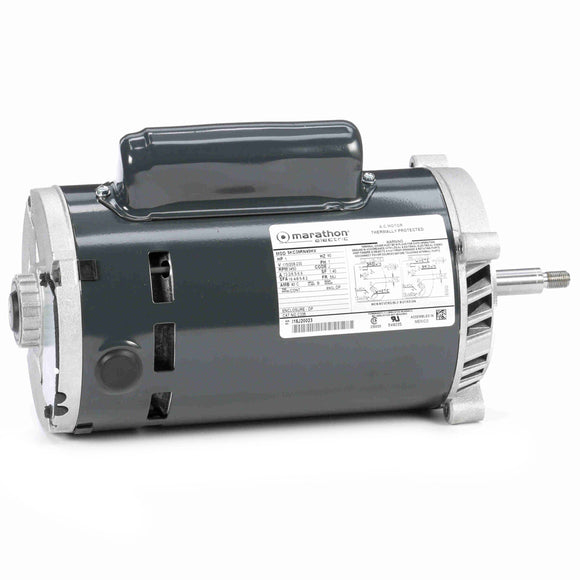 C335 Marathon 1HP General Purpose Pump Electric Motor, 3450RPM
