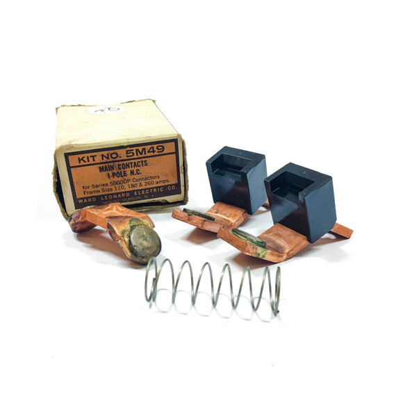 5M49 Ward Leonard Contact Kit, Size 4, Single Pole