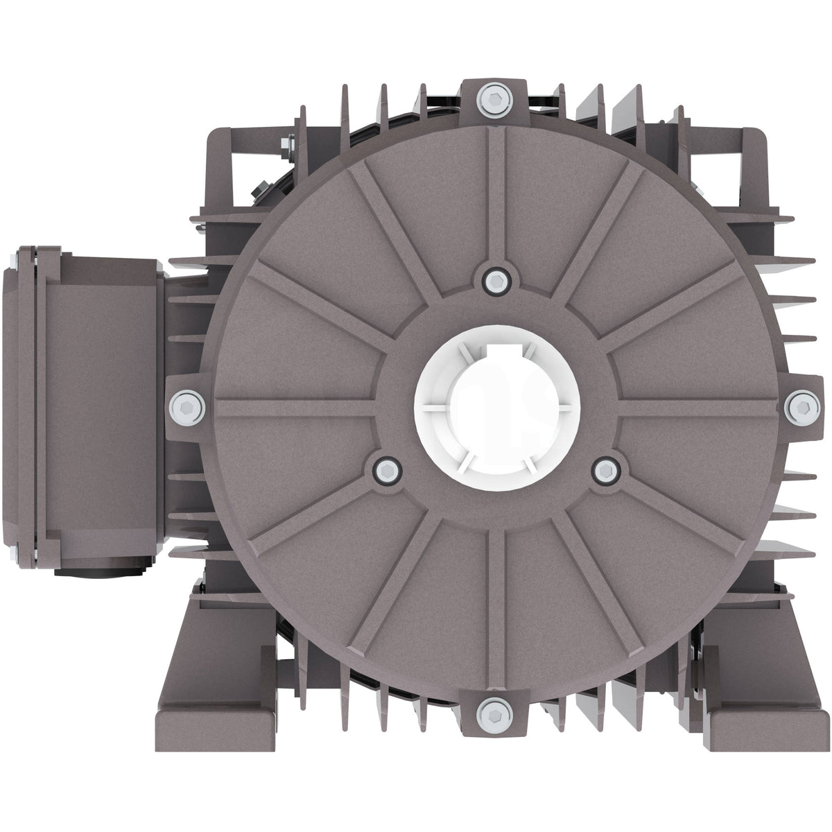 GX3-AL-TF-182T-2-B-D-3 Techtop 3HP Aluminum Frame Electric Motor, 3600 ...