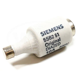 5SB251 Siemens DIAZED Fuse Link, 10 Amps, 500V - 0