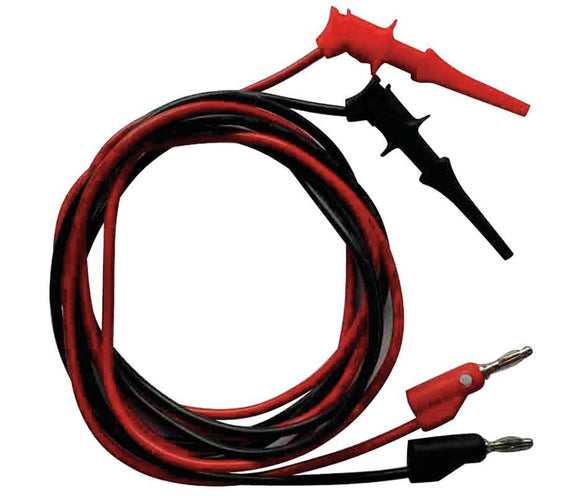 5TXC8 Test Leads,Clip to Banana Plug, 24 Inch