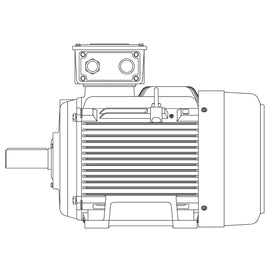 MP0302 Teco-Westinghouse 30HP/22kW MAX-IE3 IEC Metric Electric Motor, 3600RPM
