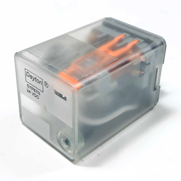 5YP87N Dayton Plug-In Relay, 16A, 24VDC