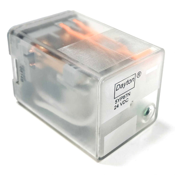5YP87N Dayton Plug-In Relay, 16A, 24VDC