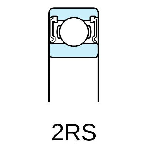 60082RSC3 Koyo Ball Bearing, Rubber Sealed