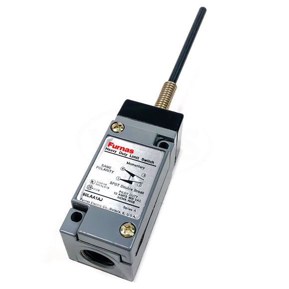 60LAA1AJ Furnas Heavy Duty Limit Switch, Plastic Wobble Stick