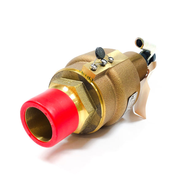 6182GFM1-KM-0125 Kunkle Valve Bronze Safety Relief Valve, 125 PSIG, 1-1/4"