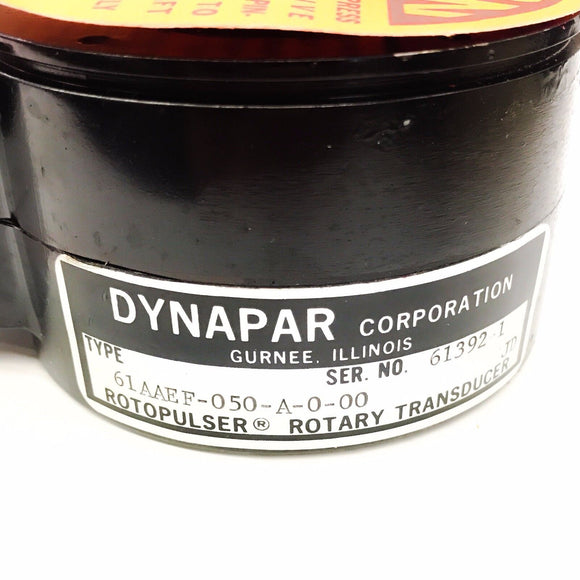 61AAEF-050-A-0-00 Dynapar Rotopulser Rotary Transducer