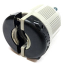 6202 Arrow Hart Locking Plug, 20A, 125V, 2-Pole, 3-Wire GRD, Cord Dia: .375-1-3