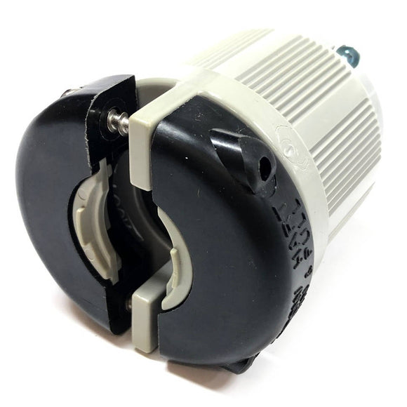 6202 Arrow Hart Locking Plug, 20A, 125V, 2-Pole, 3-Wire GRD, Cord Dia: .375-1