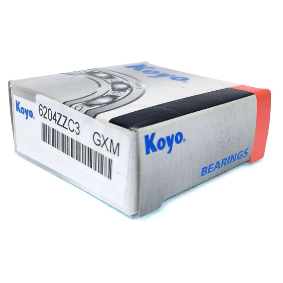6204ZZC3 Koyo Ball Bearing, Shielded
