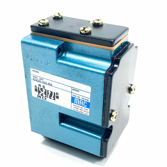 6222C-000-RA Mac Valves Pneumatic Valve, Vac-150 Psi, 4/2-WAY