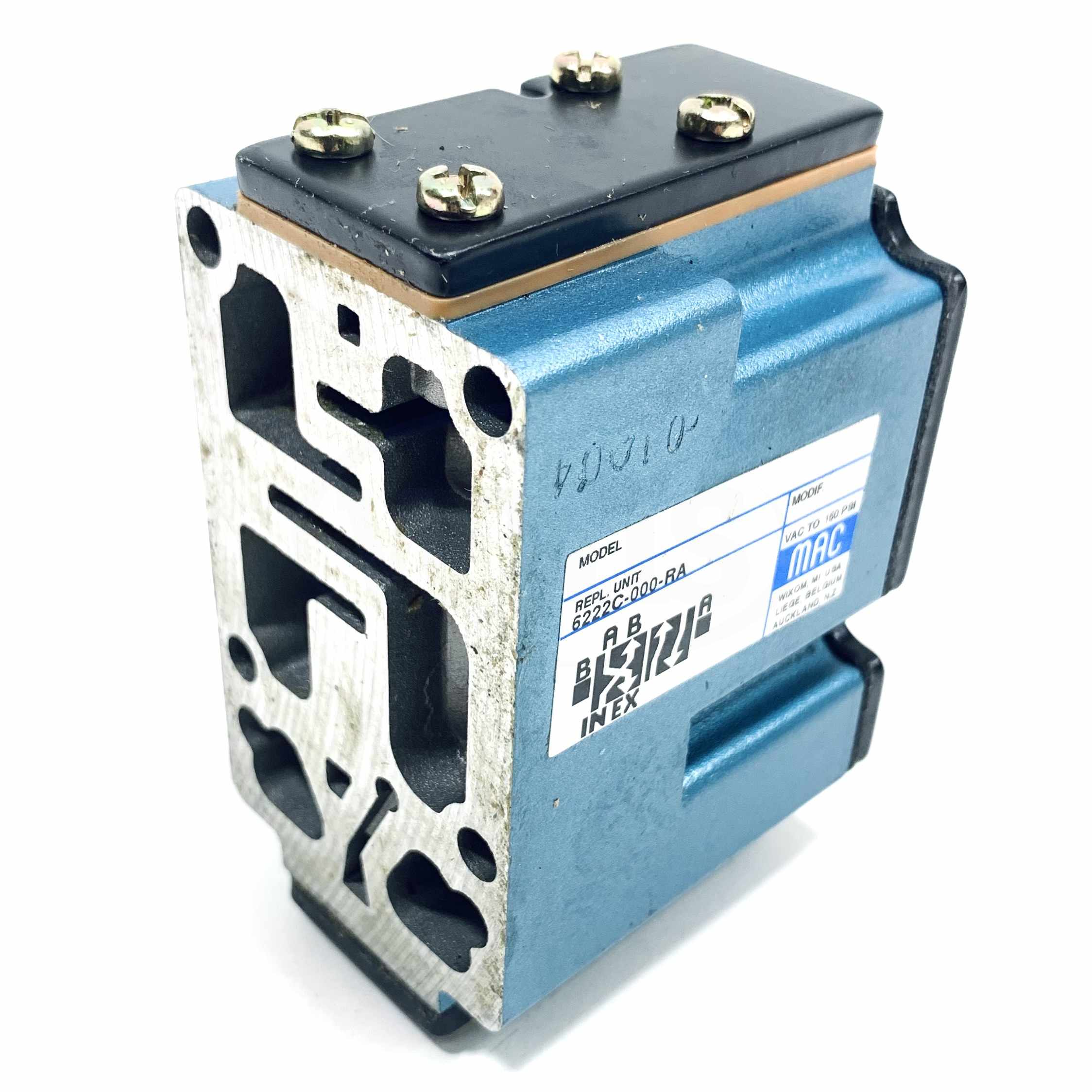 6222C-000-RA Mac Valves Pneumatic Valve, Vac-150 Psi, 4/2-WAY