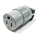 6269 Arrow Hart Safety-Grip Connector Nema 5-15R, 15A, 125V, 2P, 3W GRD-1