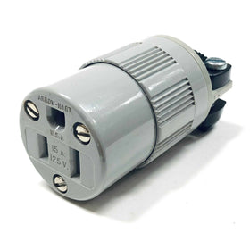 6269 Arrow Hart Safety-Grip Connector Nema 5-15R, 15A, 125V, 2P, 3W GRD