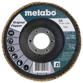 629468000 Metabo 4-1/2" Fiberglass Flapper Disc, 60 Grit - 0