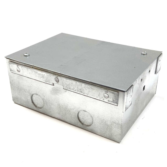 62W Steel City Galvanized Steel Floor Box