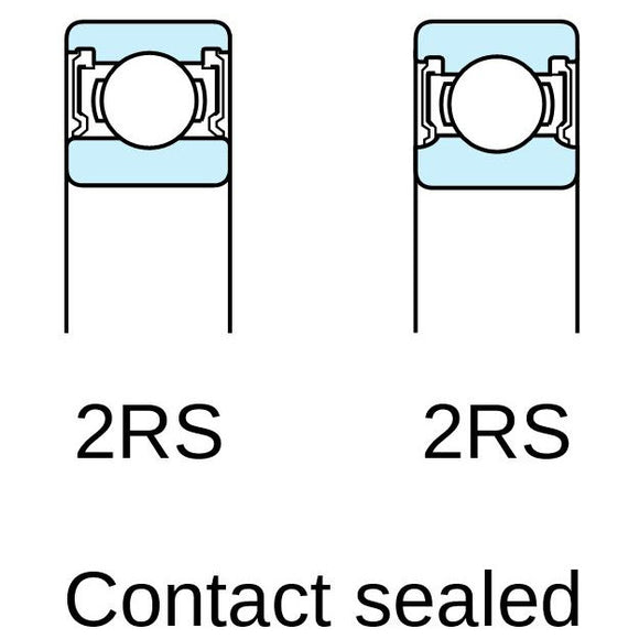 63022RSC3 Koyo Ball Bearing, Rubber Sealed